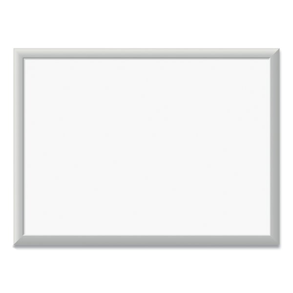 U Brands Magnetic Dry Erase Board with Aluminum Frame, 24 x 18, White Surface 070U0001